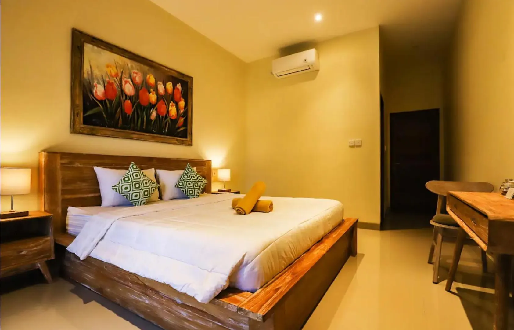 Pensjonat Harmony House 8: Rice Field View Room 2 Min Center Ubud Indonezja